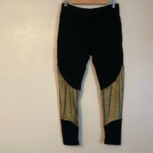 Black and Gold Women's Leggings